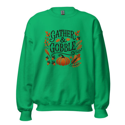 Irish Green - Thanksgiving Sweatshirt - Gather & Gobble