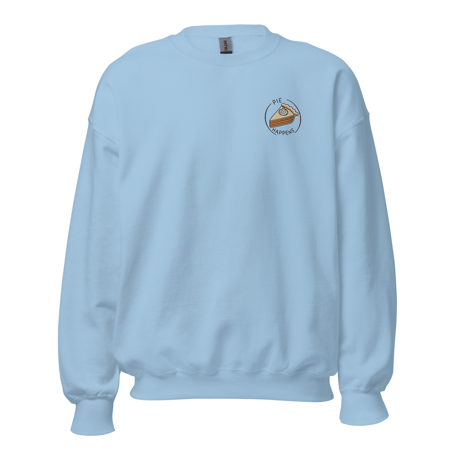 Light Blue - Thanksgiving Sweatshirt - Pie Happens