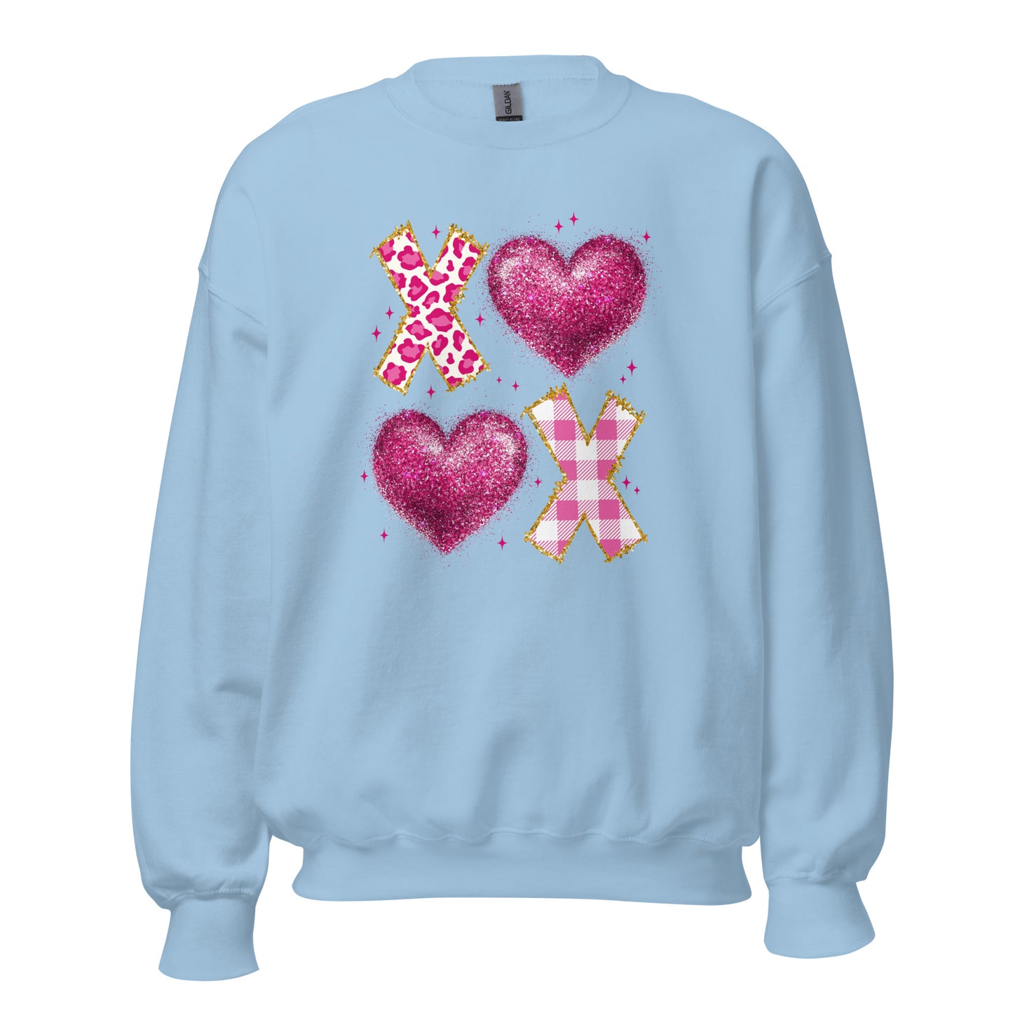 XOXO Pink - Valentine’s Day Sweatshirt – Cozy and Romantic - Occasion Nation Studio