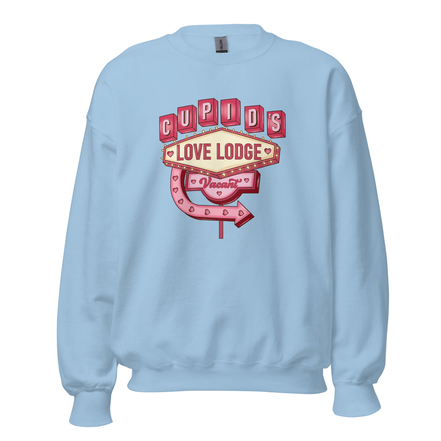 Cupid’s Love Lodge - Valentine’s Day Sweatshirt - Cozy & Stylish Love-Inspired - Occasion Nation Studio