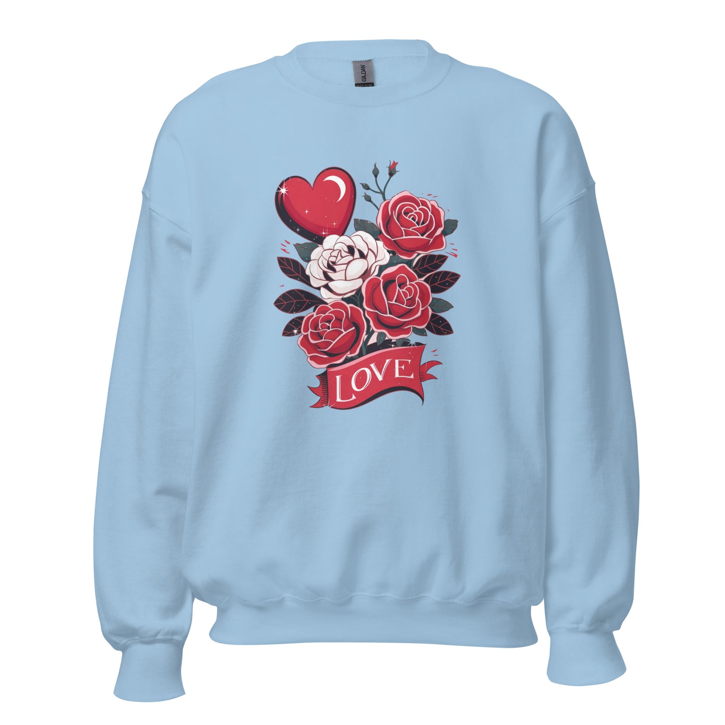 Love Floral - Valentine’s Day Sweatshirt – Cozy & Stylish Love-Inspired - Occasion Nation Studio