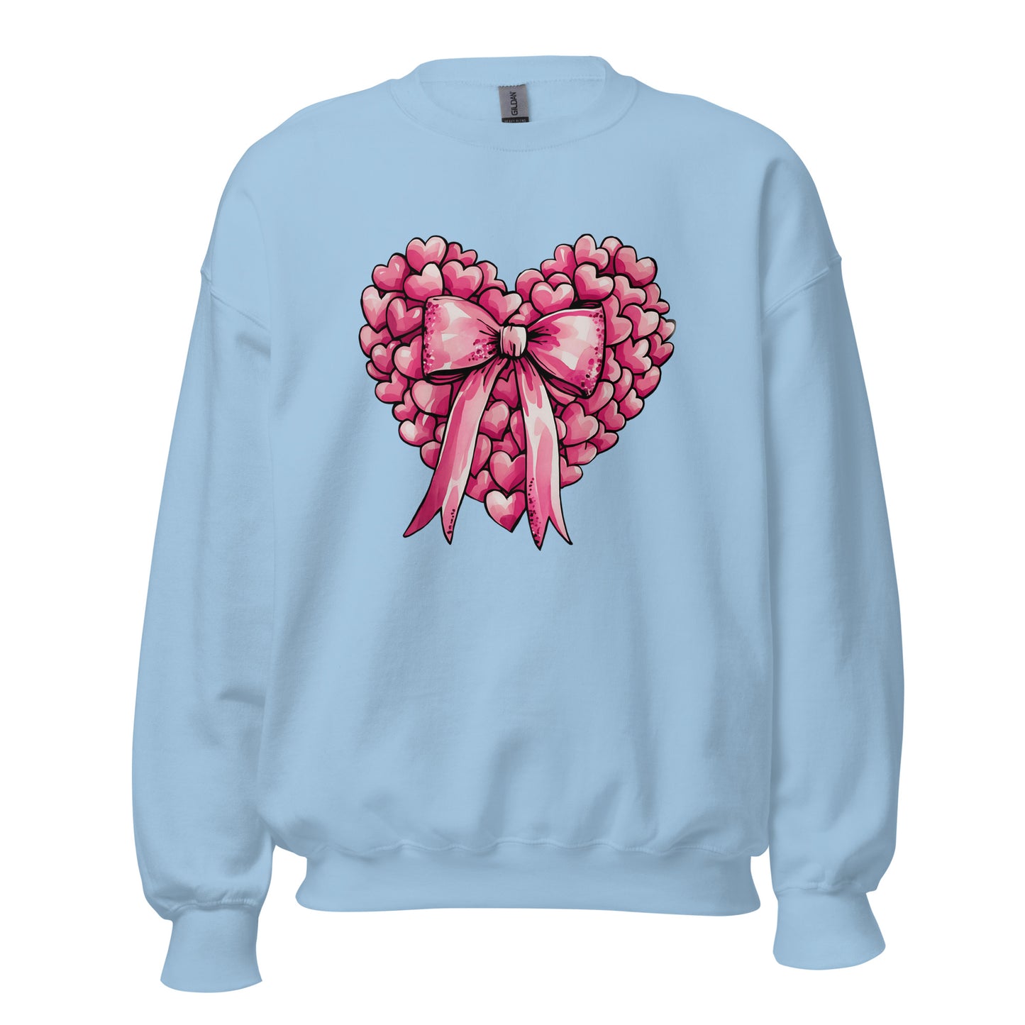 Pink Heart - Valentine’s Day Sweatshirt – Cozy & Stylish Love-Inspired - Occasion Nation Studio