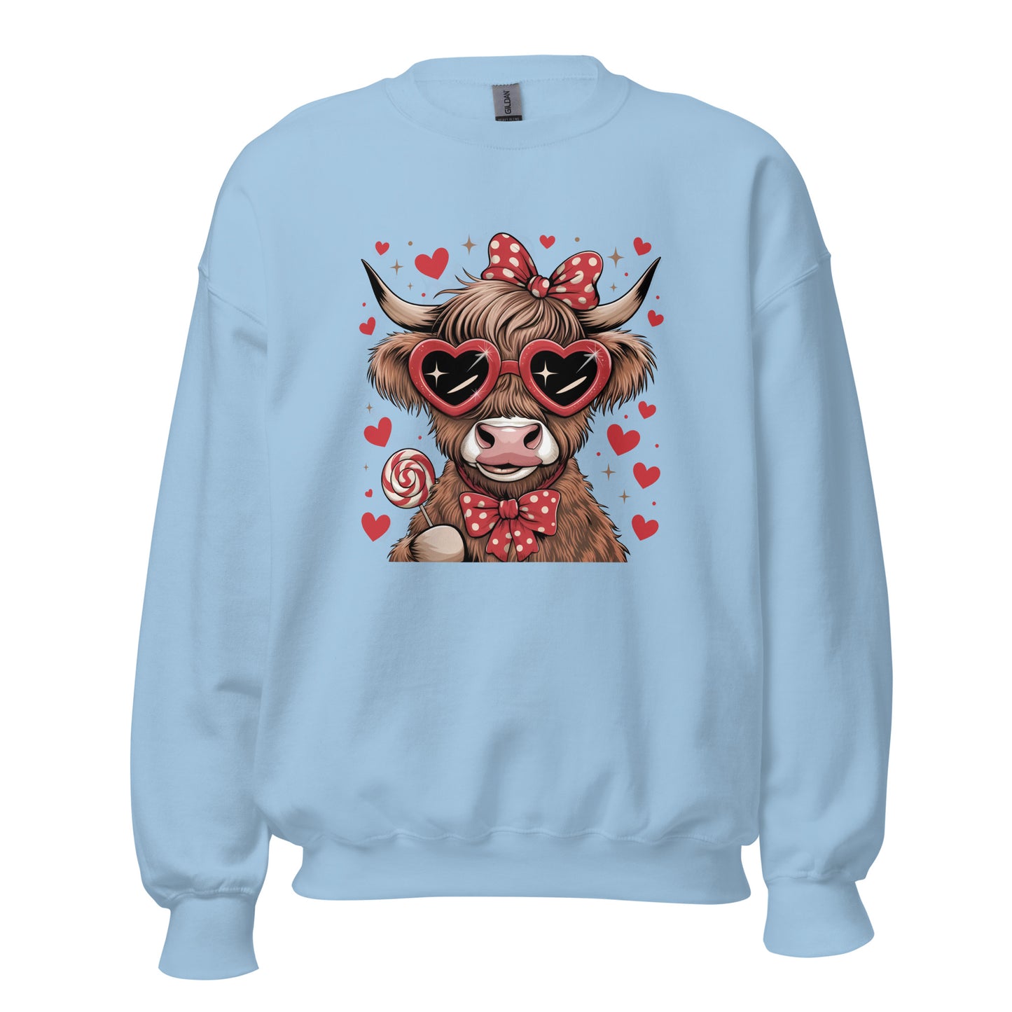 Love Highland Red - Valentine’s Day Sweatshirt - Cozy and Romantic - Occasion Nation Studio