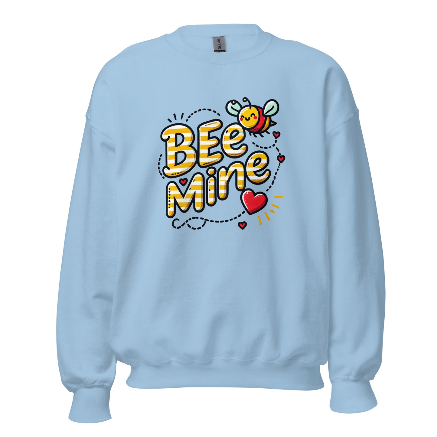 Bee Mine - Valentine’s Day Sweatshirt – Festive and Cozy - Occasion Nation Studio