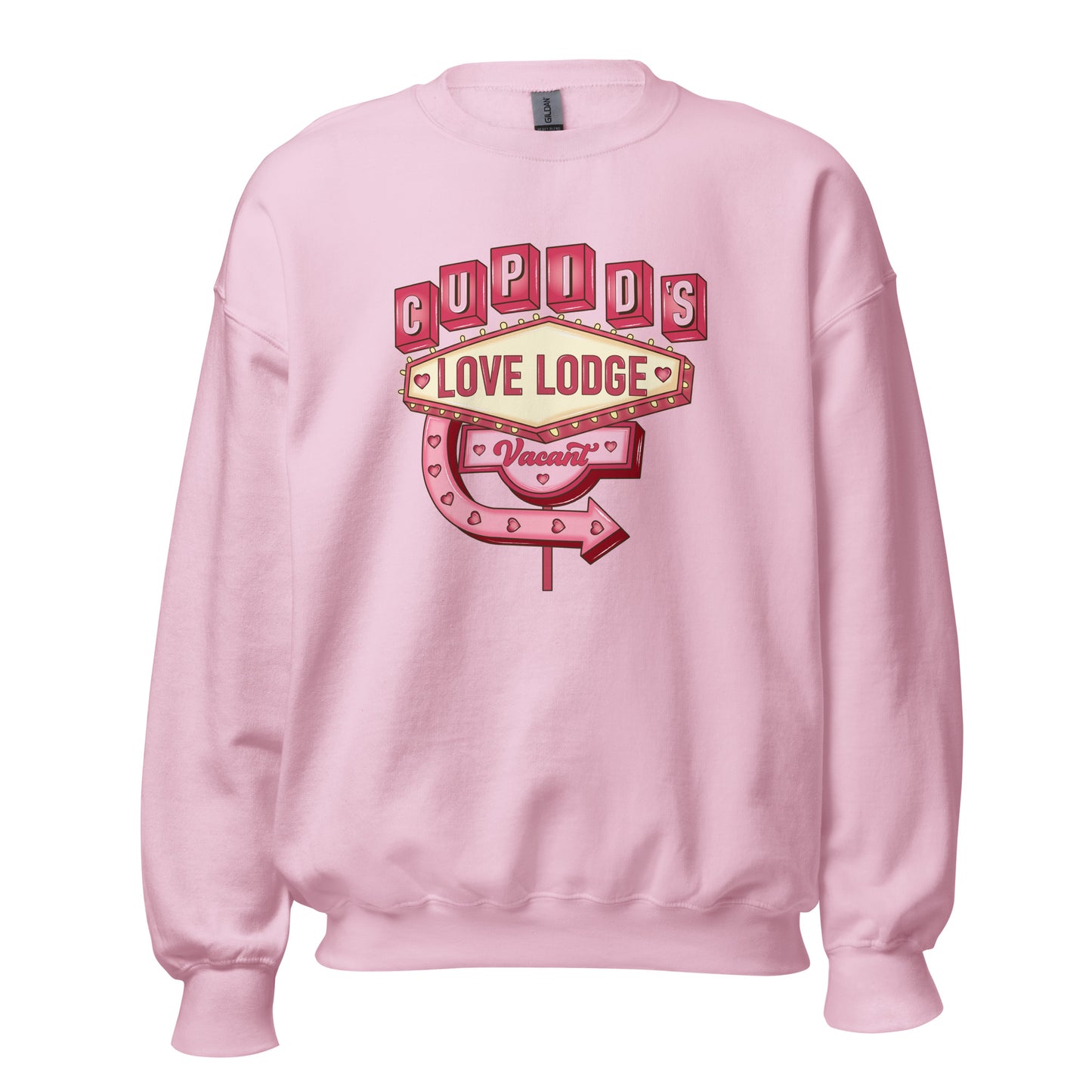 Cupid’s Love Lodge - Valentine’s Day Sweatshirt - Cozy & Stylish Love-Inspired - Occasion Nation Studio