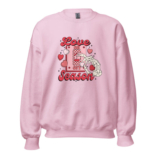 Love Season - Valentine’s Day Sweatshirt - Cozy and Romantic - Occasion Nation Studio