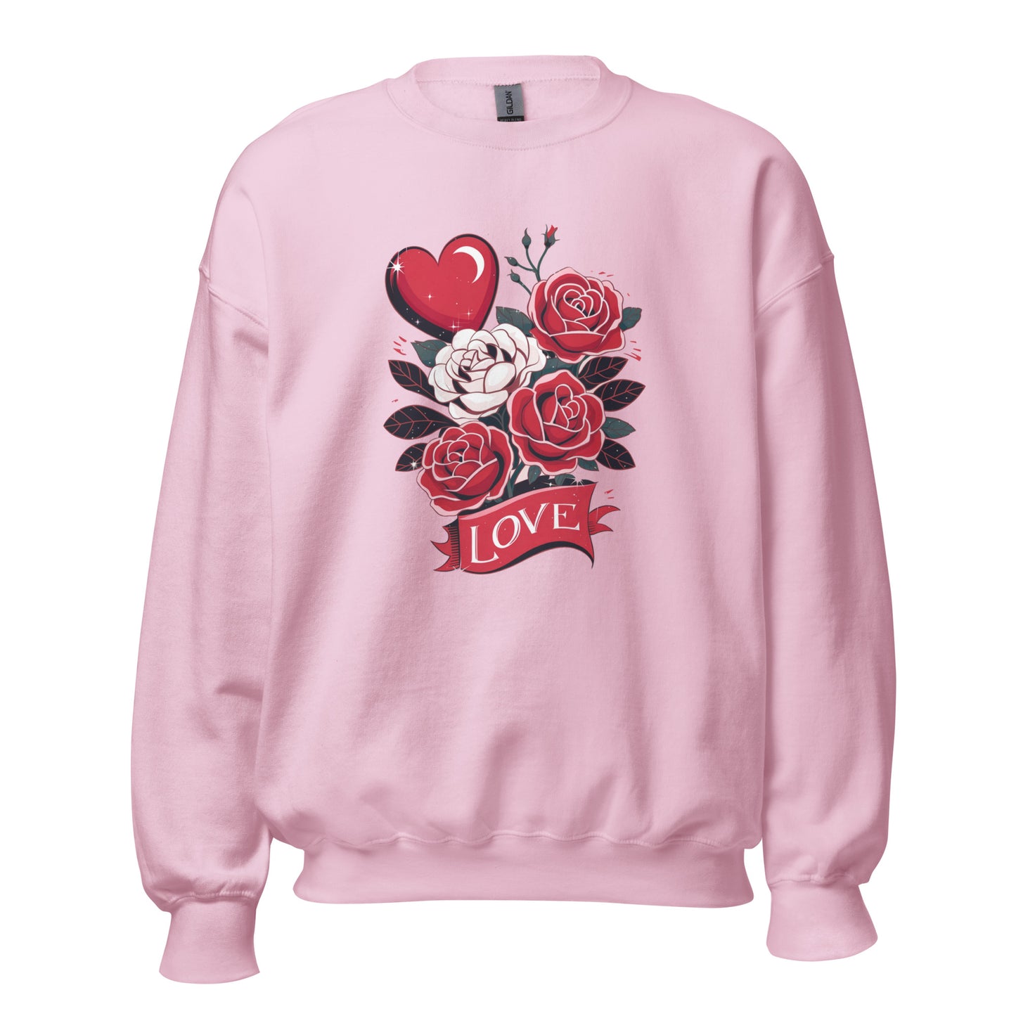 Love Floral - Valentine’s Day Sweatshirt – Cozy & Stylish Love-Inspired - Occasion Nation Studio