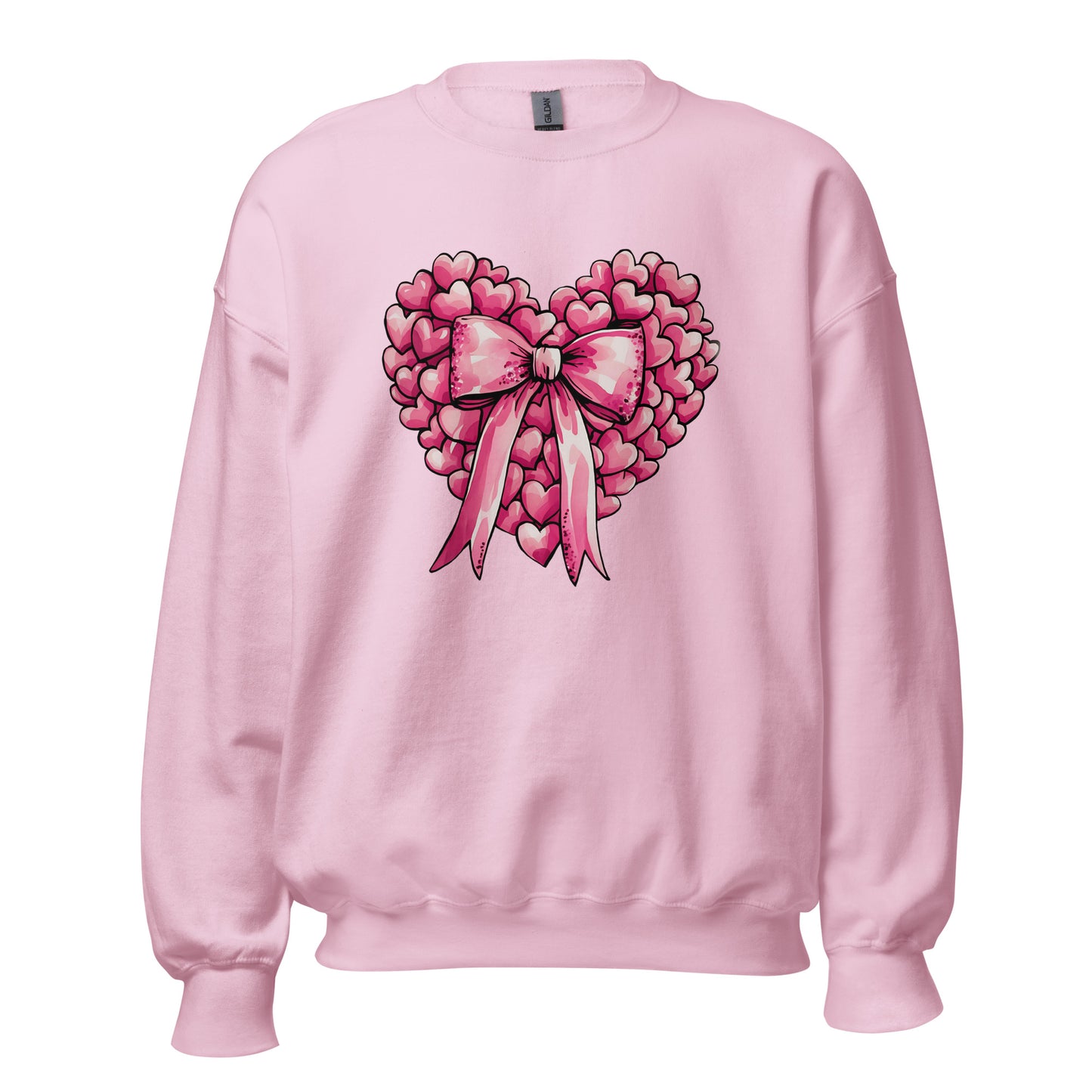 Pink Heart - Valentine’s Day Sweatshirt – Cozy & Stylish Love-Inspired - Occasion Nation Studio