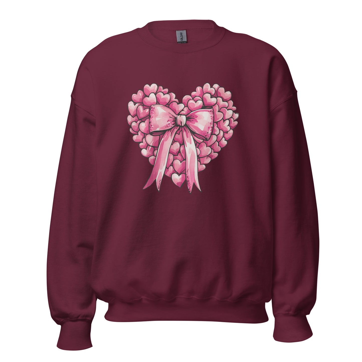 Pink Heart - Valentine’s Day Sweatshirt – Cozy & Stylish Love-Inspired - Occasion Nation Studio