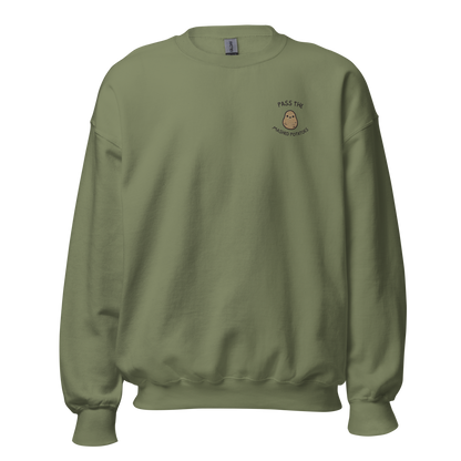 military green - Thanksgiving Sweatshirt - Pass The Mashed Potatoes