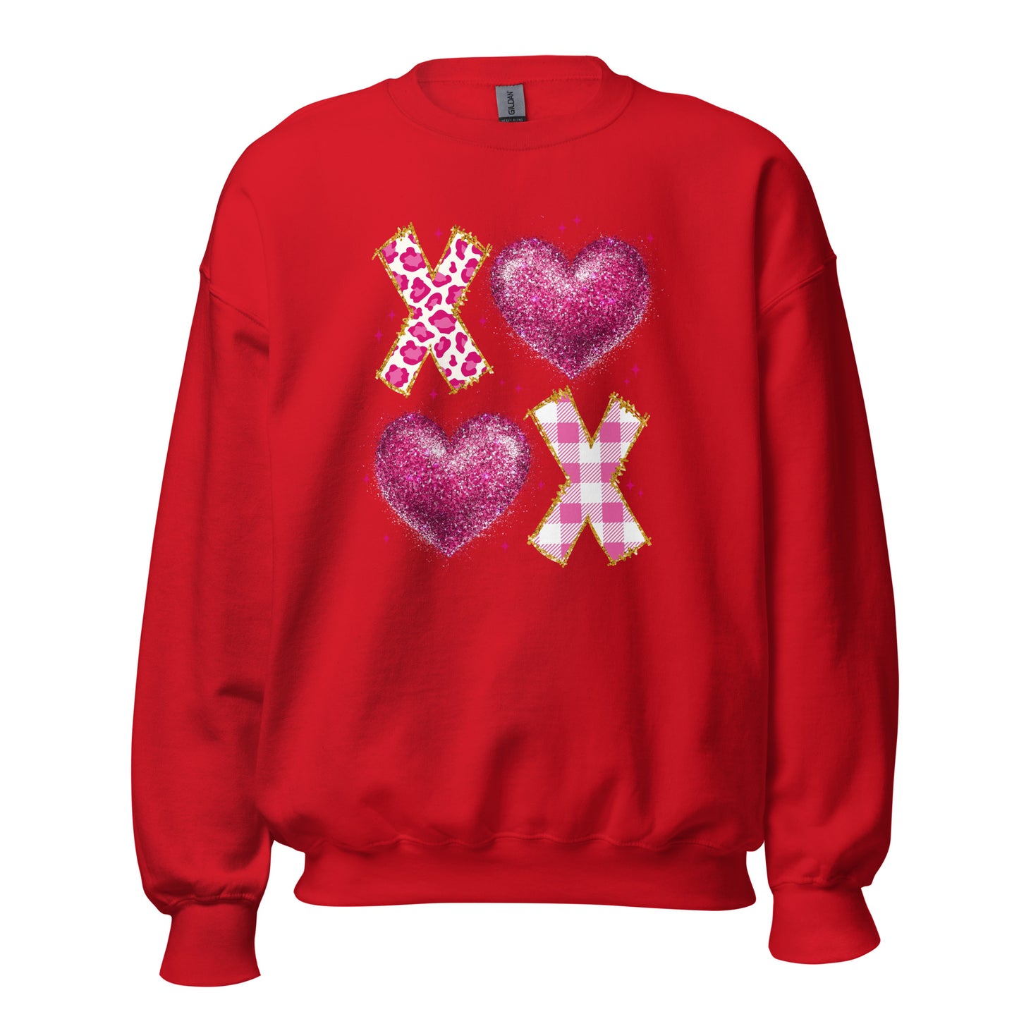 XOXO Pink - Valentine’s Day Sweatshirt – Cozy and Romantic - Occasion Nation Studio