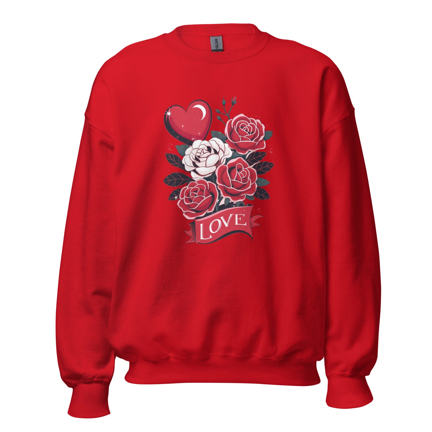 Love Floral - Valentine’s Day Sweatshirt – Cozy & Stylish Love-Inspired - Occasion Nation Studio