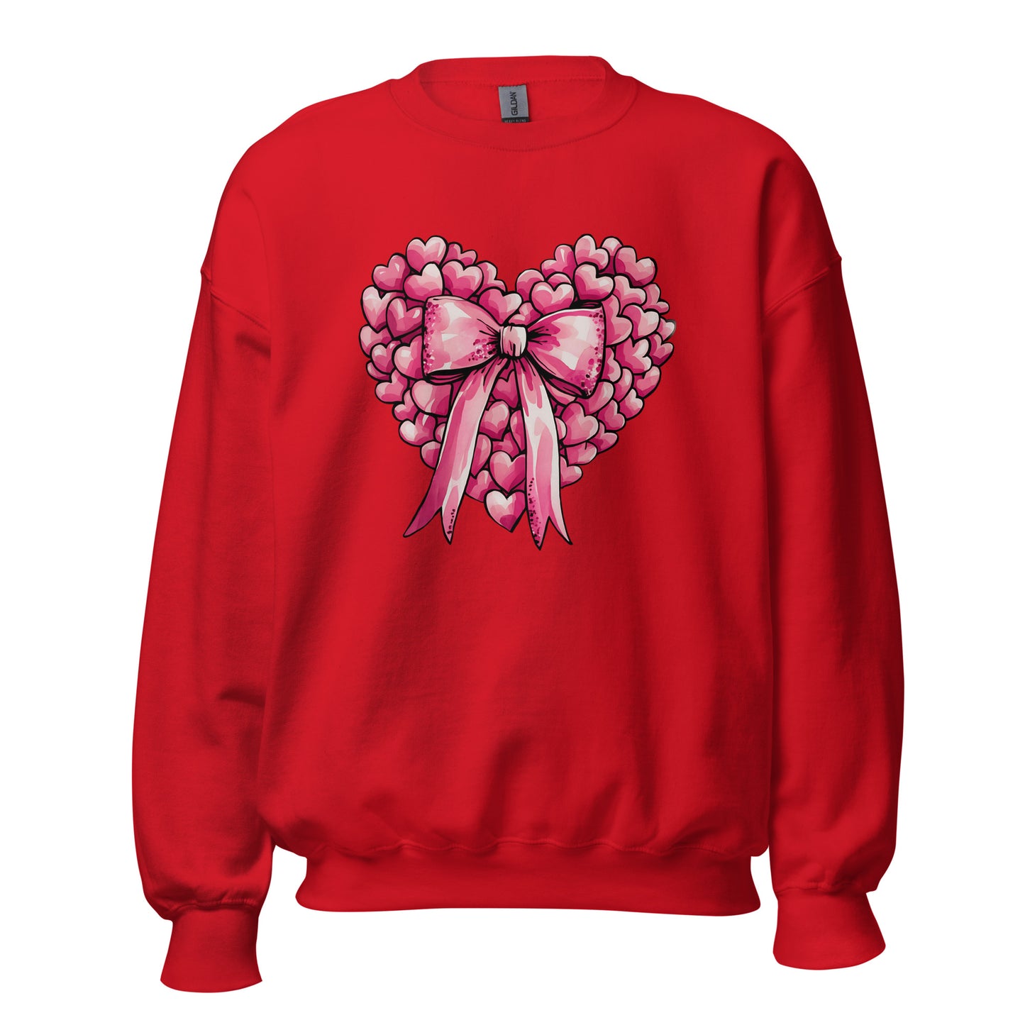 Pink Heart - Valentine’s Day Sweatshirt – Cozy & Stylish Love-Inspired - Occasion Nation Studio