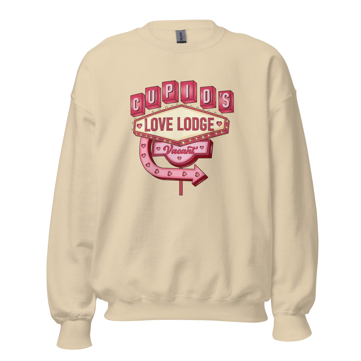 Cupid’s Love Lodge - Valentine’s Day Sweatshirt - Cozy & Stylish Love-Inspired - Occasion Nation Studio