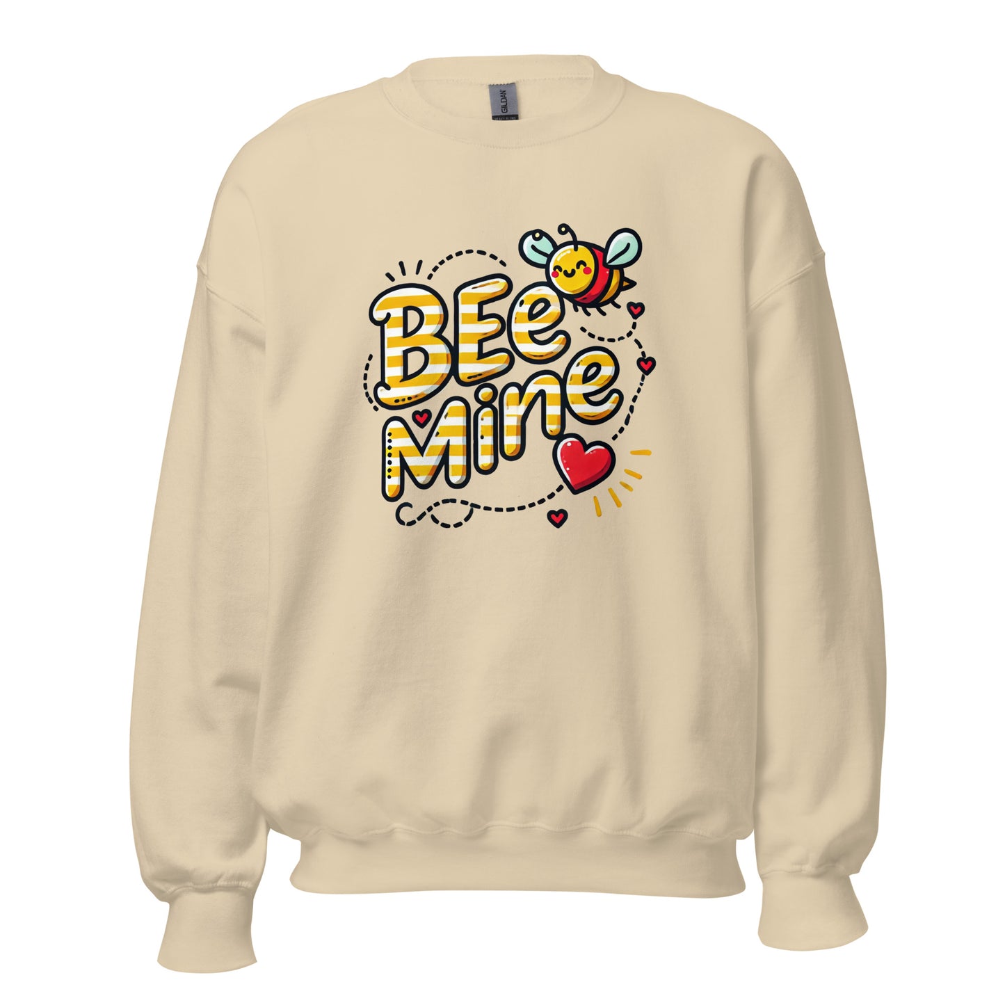 Bee Mine - Valentine’s Day Sweatshirt – Festive and Cozy - Occasion Nation Studio