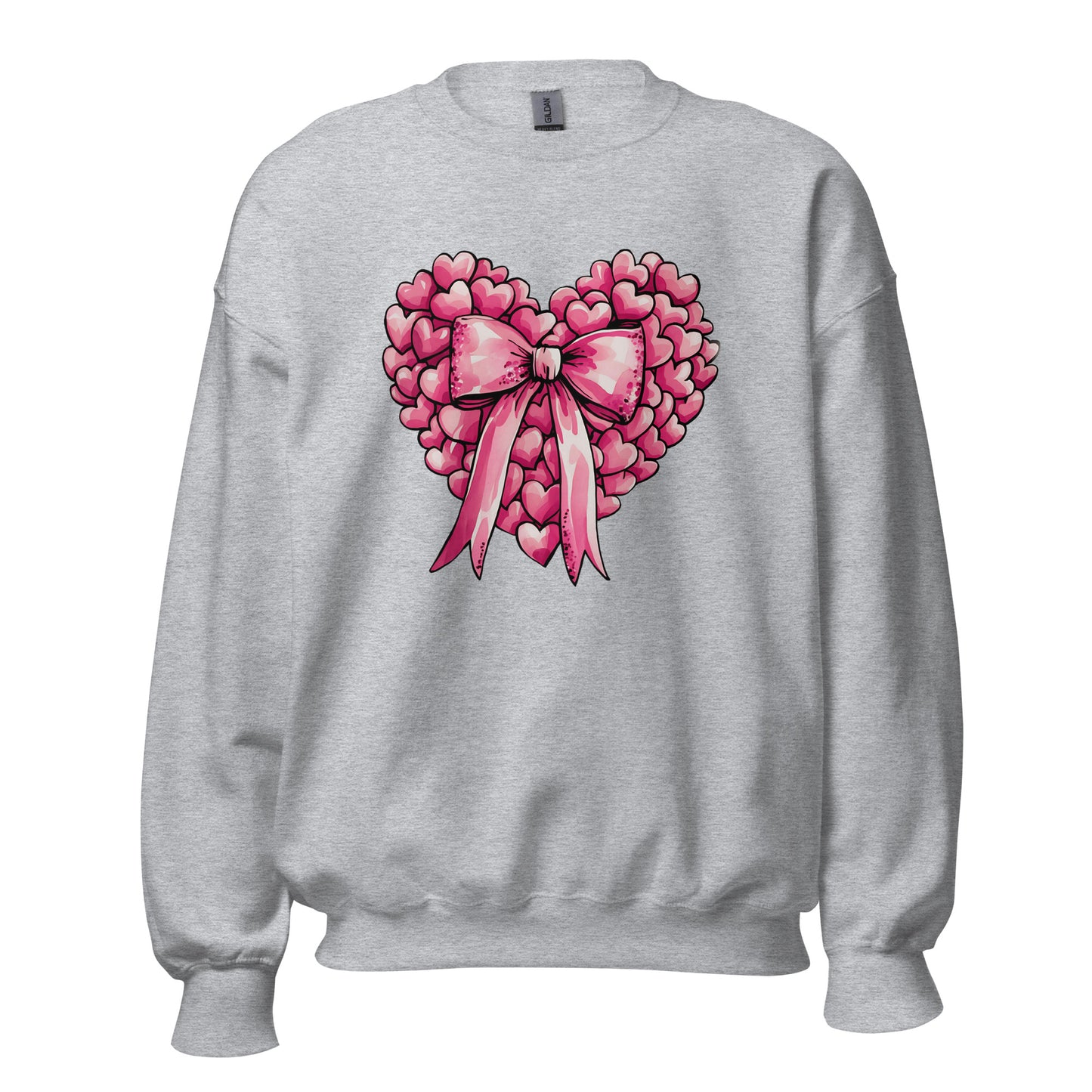 Pink Heart - Valentine’s Day Sweatshirt – Cozy & Stylish Love-Inspired - Occasion Nation Studio