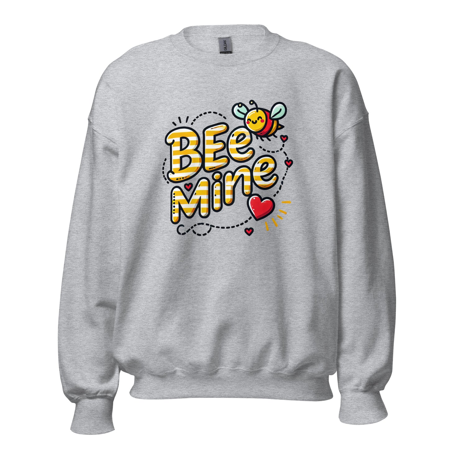 Bee Mine - Valentine’s Day Sweatshirt – Festive and Cozy - Occasion Nation Studio