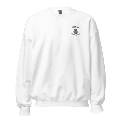 white - Thanksgiving Sweatshirt - Pass The Mashed Potatoes