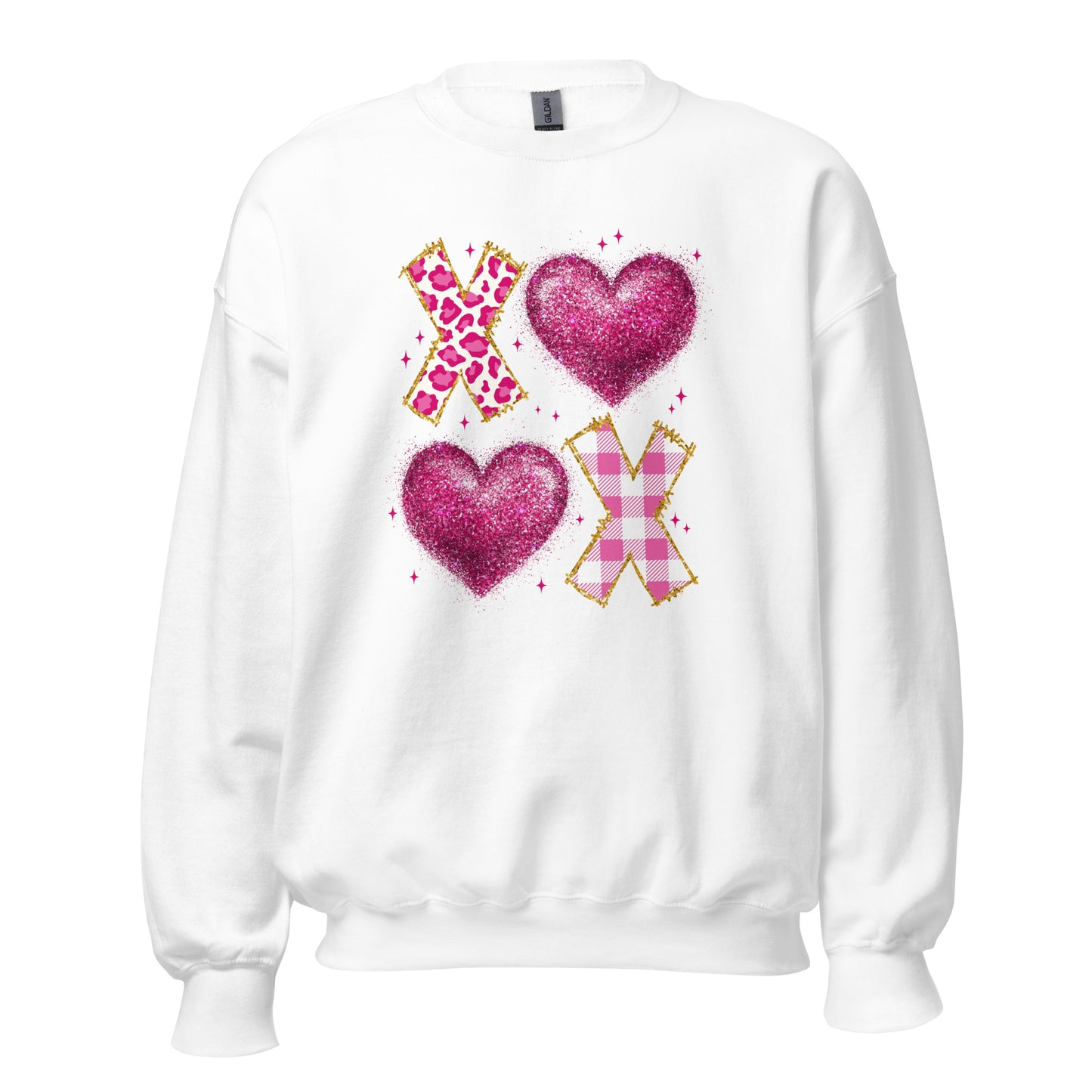 XOXO Pink - Valentine’s Day Sweatshirt – Cozy and Romantic - Occasion Nation Studio