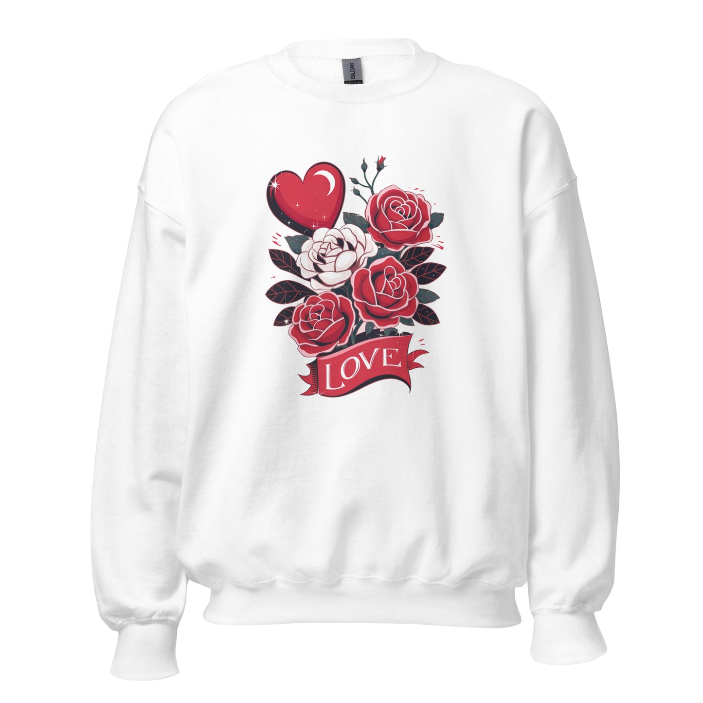 Love Floral - Valentine’s Day Sweatshirt – Cozy & Stylish Love-Inspired - Occasion Nation Studio