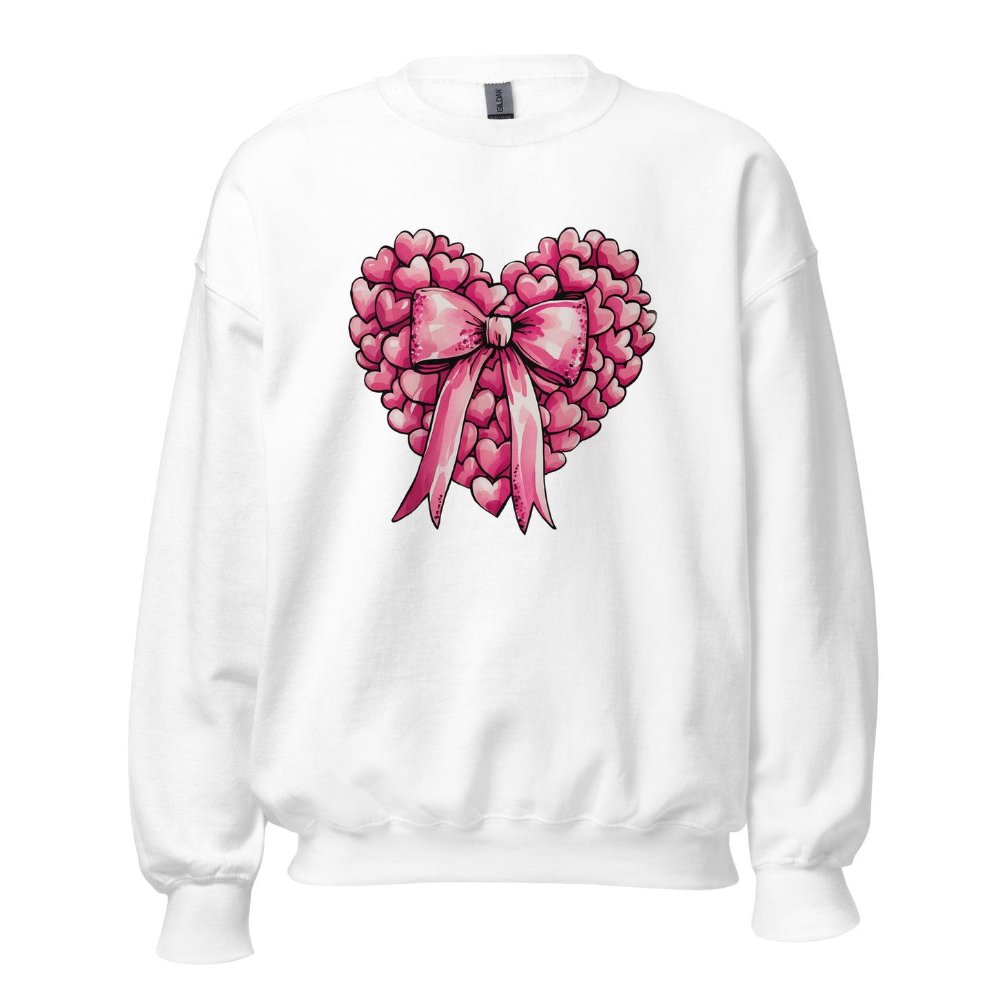 Pink Heart - Valentine’s Day Sweatshirt – Cozy & Stylish Love-Inspired - Occasion Nation Studio