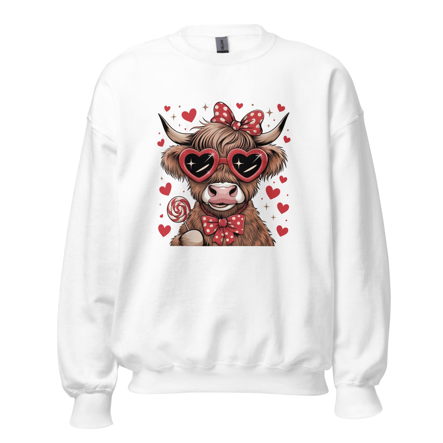 Love Highland Red - Valentine’s Day Sweatshirt - Cozy and Romantic - Occasion Nation Studio