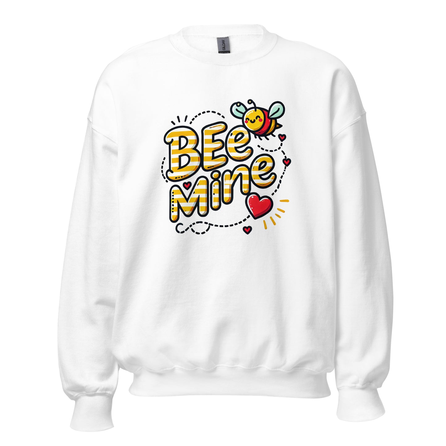 Bee Mine - Valentine’s Day Sweatshirt – Festive and Cozy - Occasion Nation Studio