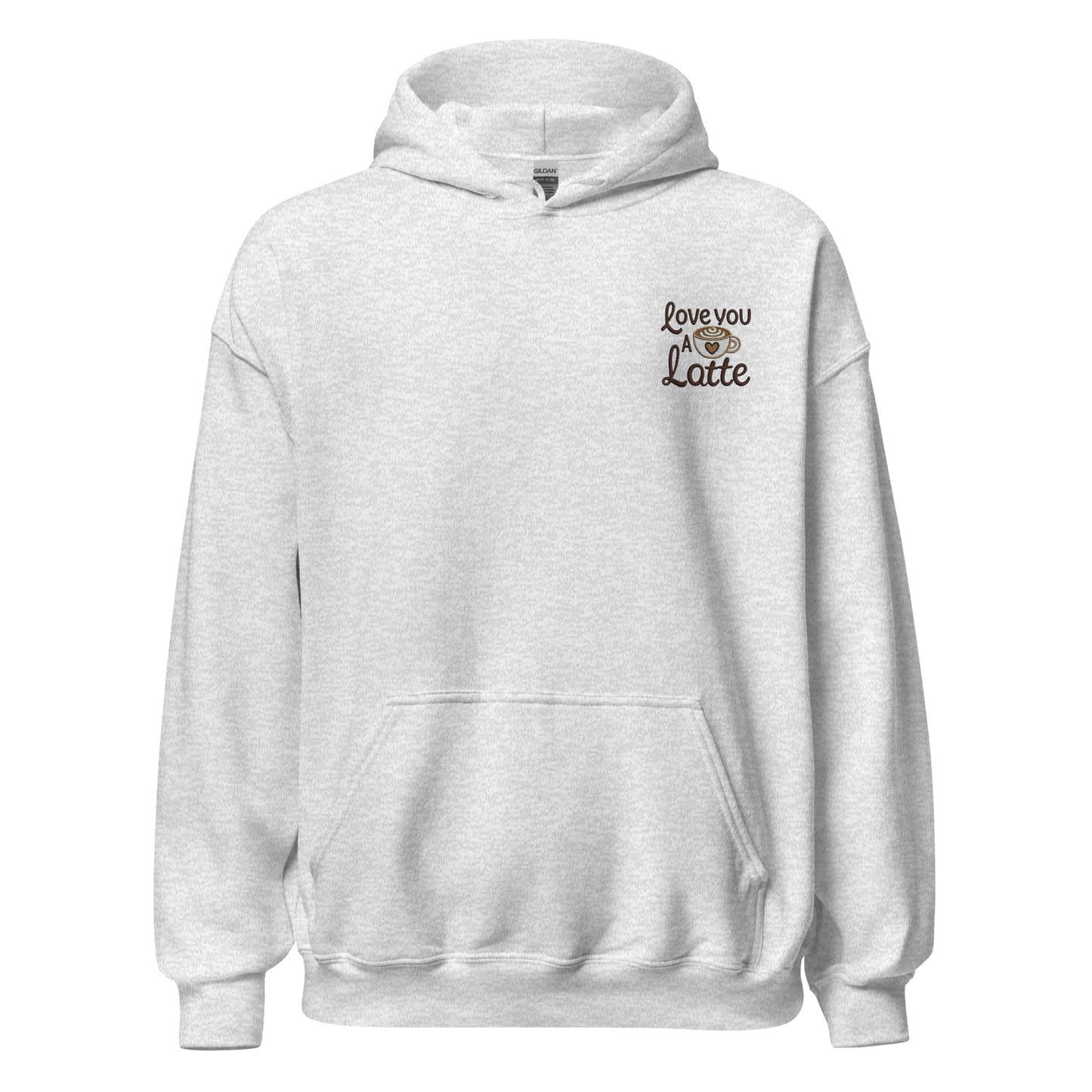 Love you a Latte - Valentine’s Day Hoodie - Celebrate Love in Style - Occasion Nation Studio