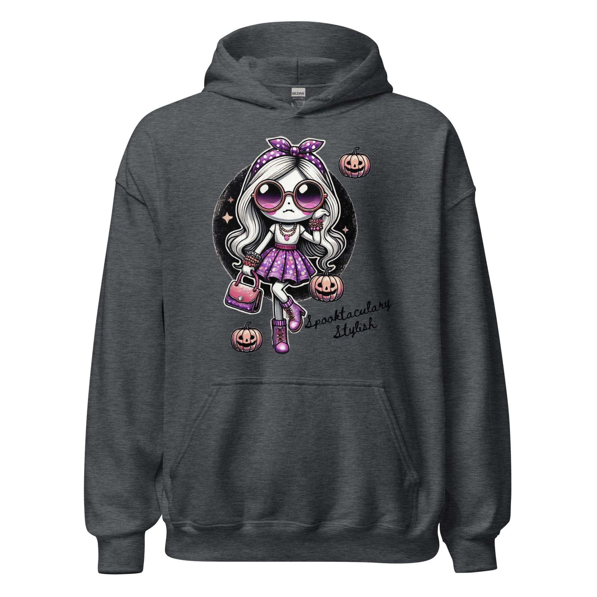 Unisex Halloween Printed Hoodie – "Spooktacularly Stylish" – Fun Halloween Hoodie - Occasion Nation Studio