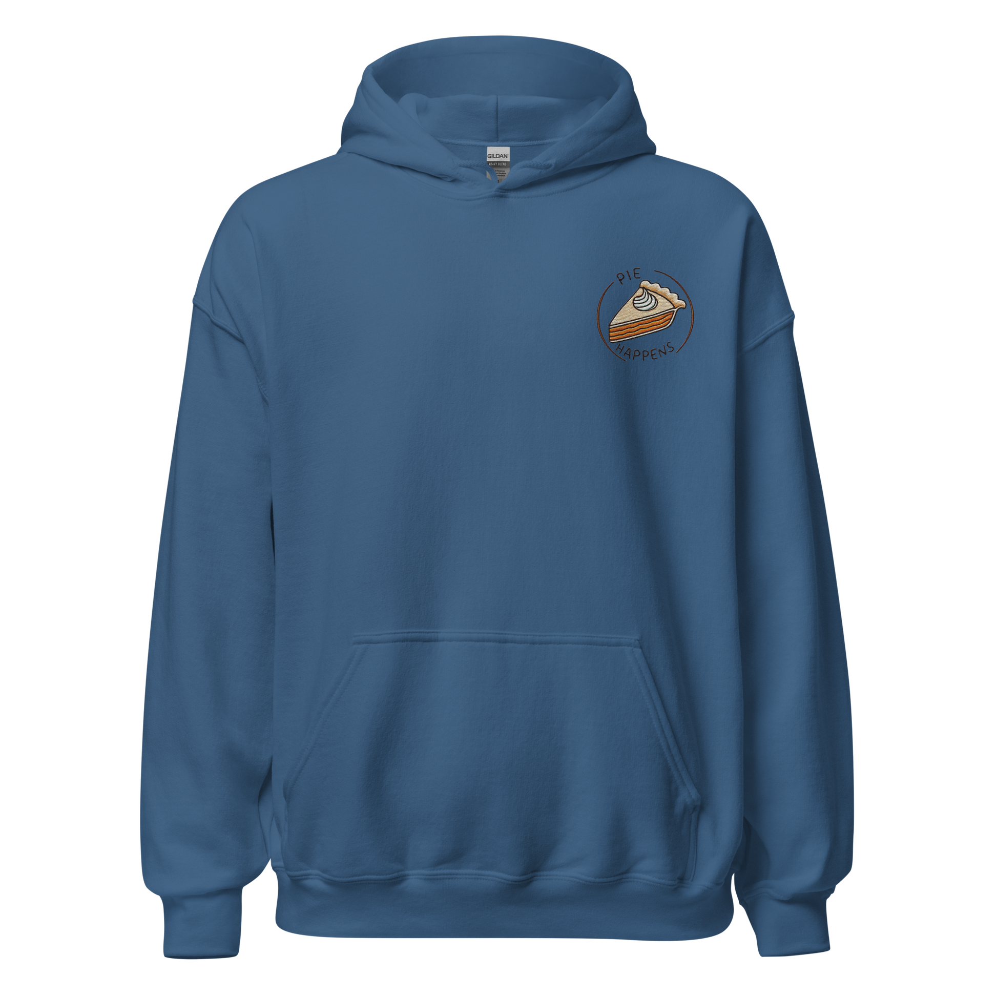 Indigo Blue - Thanksgiving Hoodie - Pie Happens