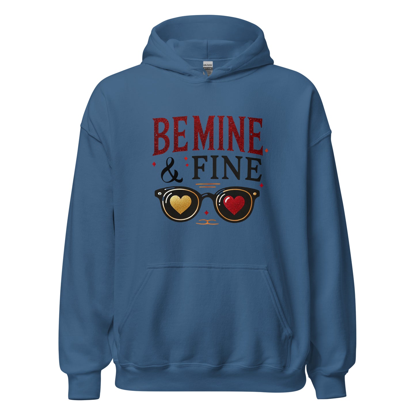 Be Mine & Fine - Valentine’s Day Hoodie – Celebrate Love in Style - Occasion Nation Studio