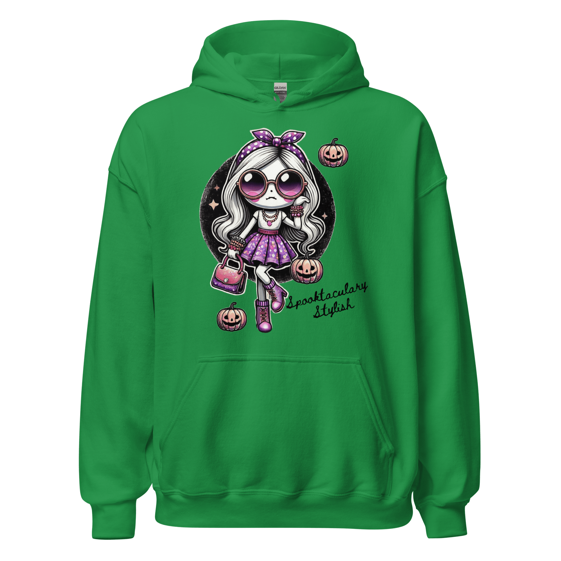 Unisex Halloween Printed Hoodie – "Spooktacularly Stylish" – Fun Halloween Hoodie - Occasion Nation Studio