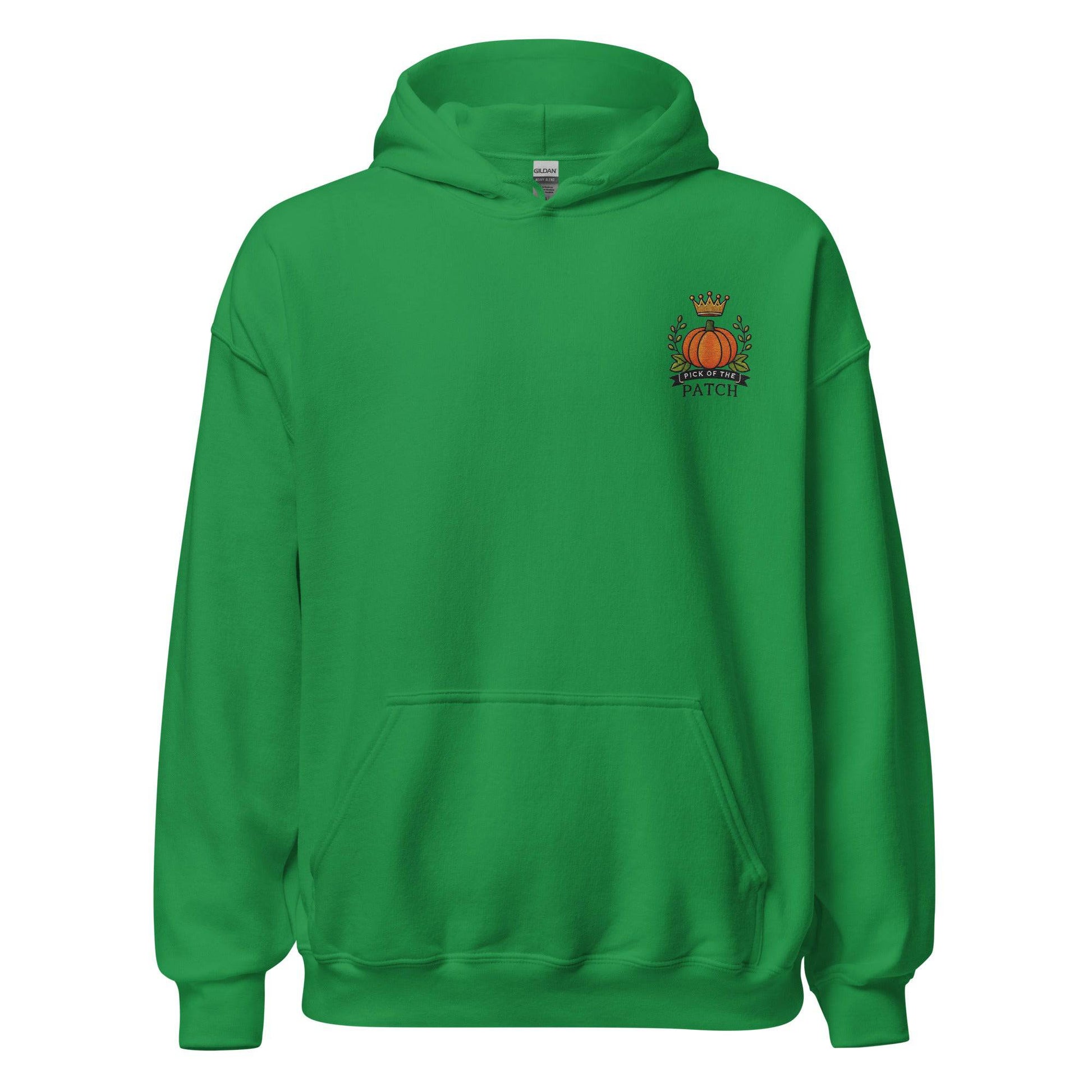 Unisex Fall Embroidered Hoodie – "Pick of the Patch" – Cozy Fall Hoodie for Pumpkin Lovers - Occasion Nation Studio