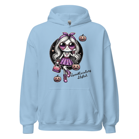 Unisex Halloween Printed Hoodie – "Spooktacularly Stylish" – Fun Halloween Hoodie - Occasion Nation Studio