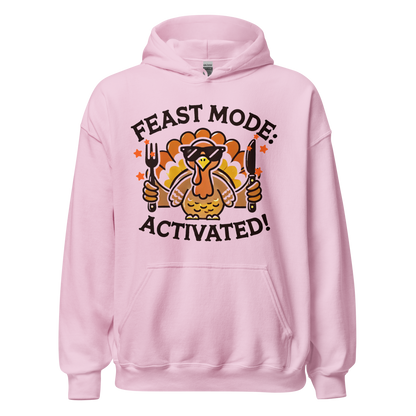 Light Pink - Thanksgiving Hoodie - Feast Mode: Activated!