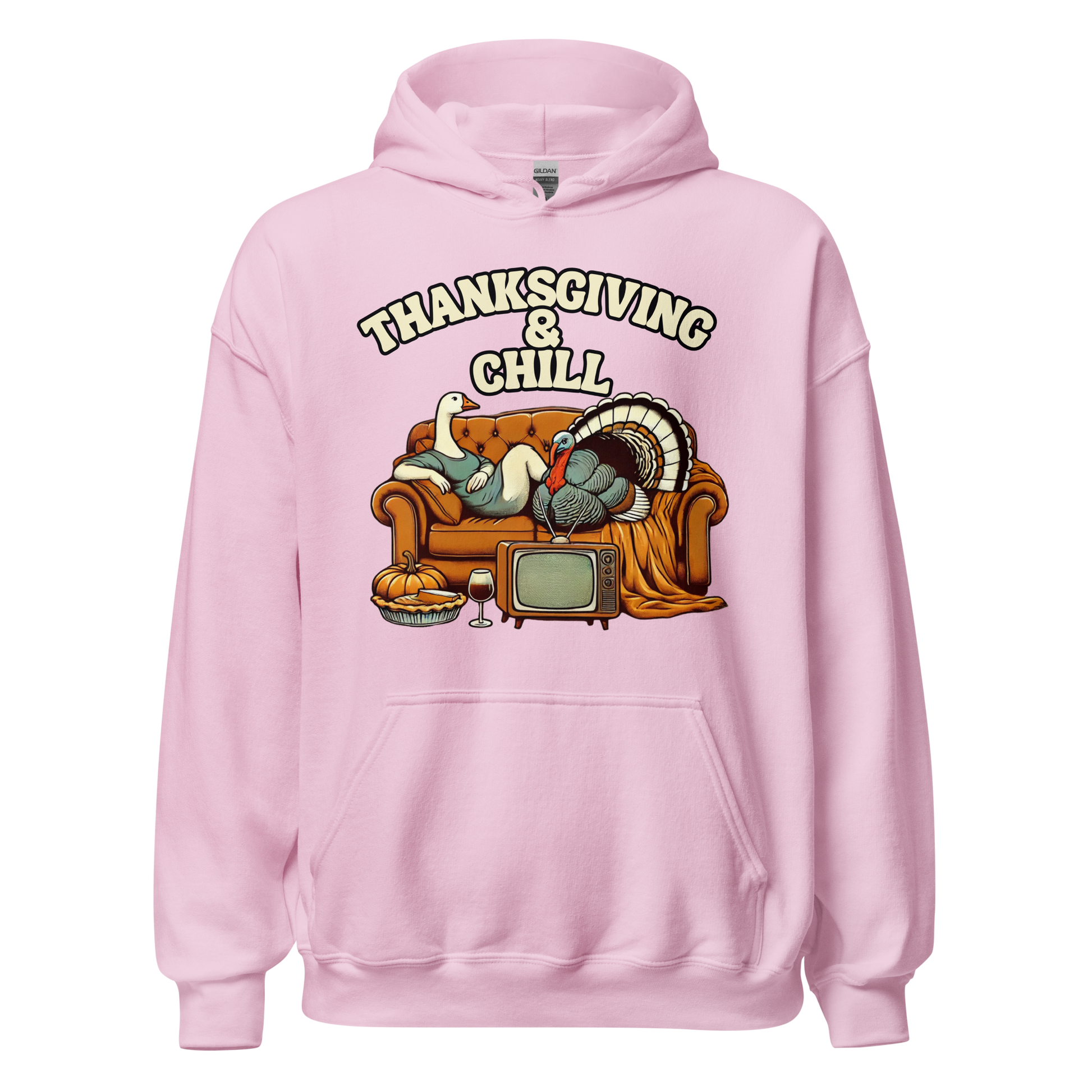 Thanksgiving Hoodie - Thanksgiving & Chill