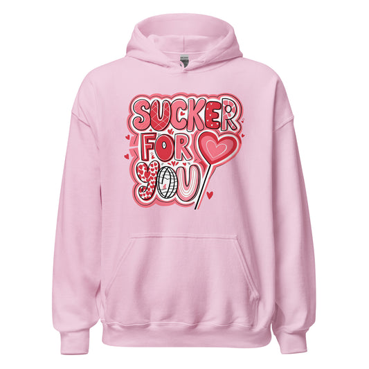 Sucker for You - Valentine’s Day Hoodie - The Perfect Blend of Comfort and Style - Occasion Nation Studio