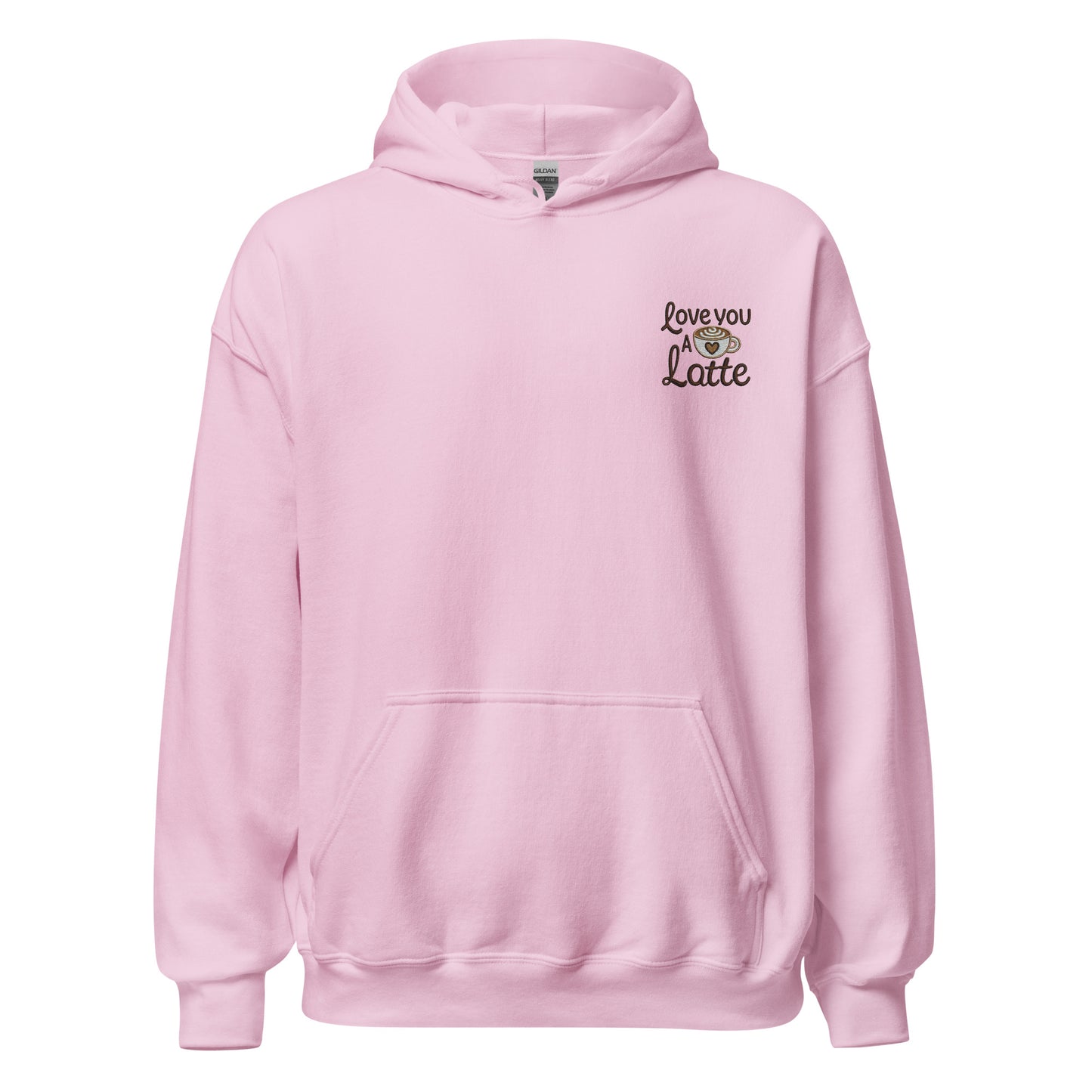 Love you a Latte - Valentine’s Day Hoodie - Celebrate Love in Style - Occasion Nation Studio