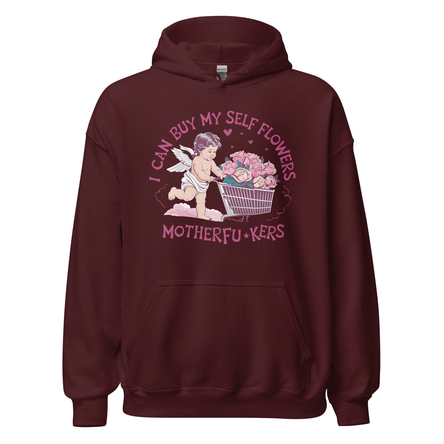 I Can Buy Myself Flowers - Valentine’s Day Hoodie – The Perfect Blend of Comfort and Style - Occasion Nation Studio