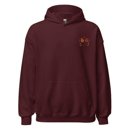 Unisex Fall Embroidered Hoodie – "Let's Fall In Love" - Occasion Nation Studio