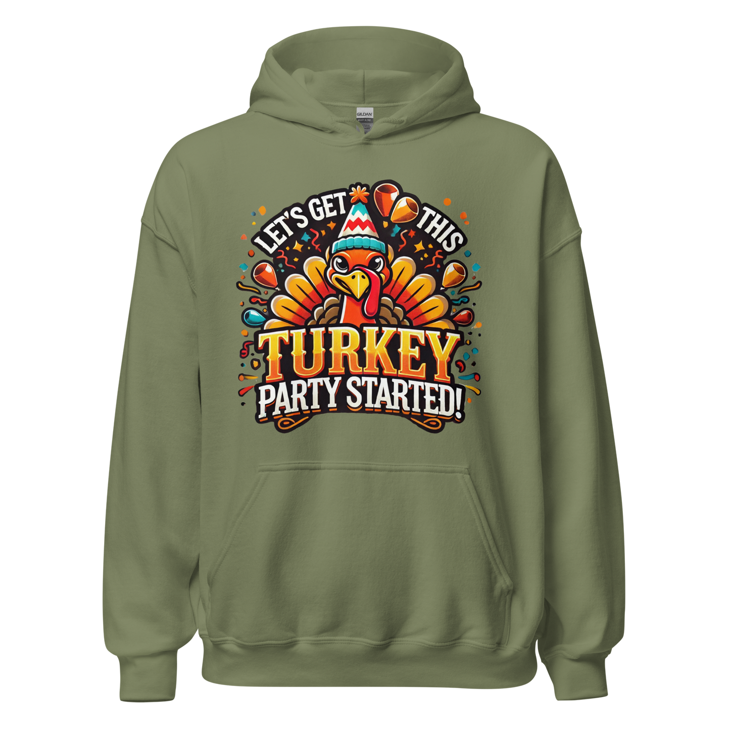 Thanksgiving Hoodie - Let's Get This Turkey Party Started!