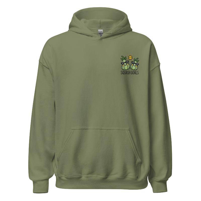 Unisex Fall Embroidered Hoodie – "Squash Goals" - Occasion Nation Studio