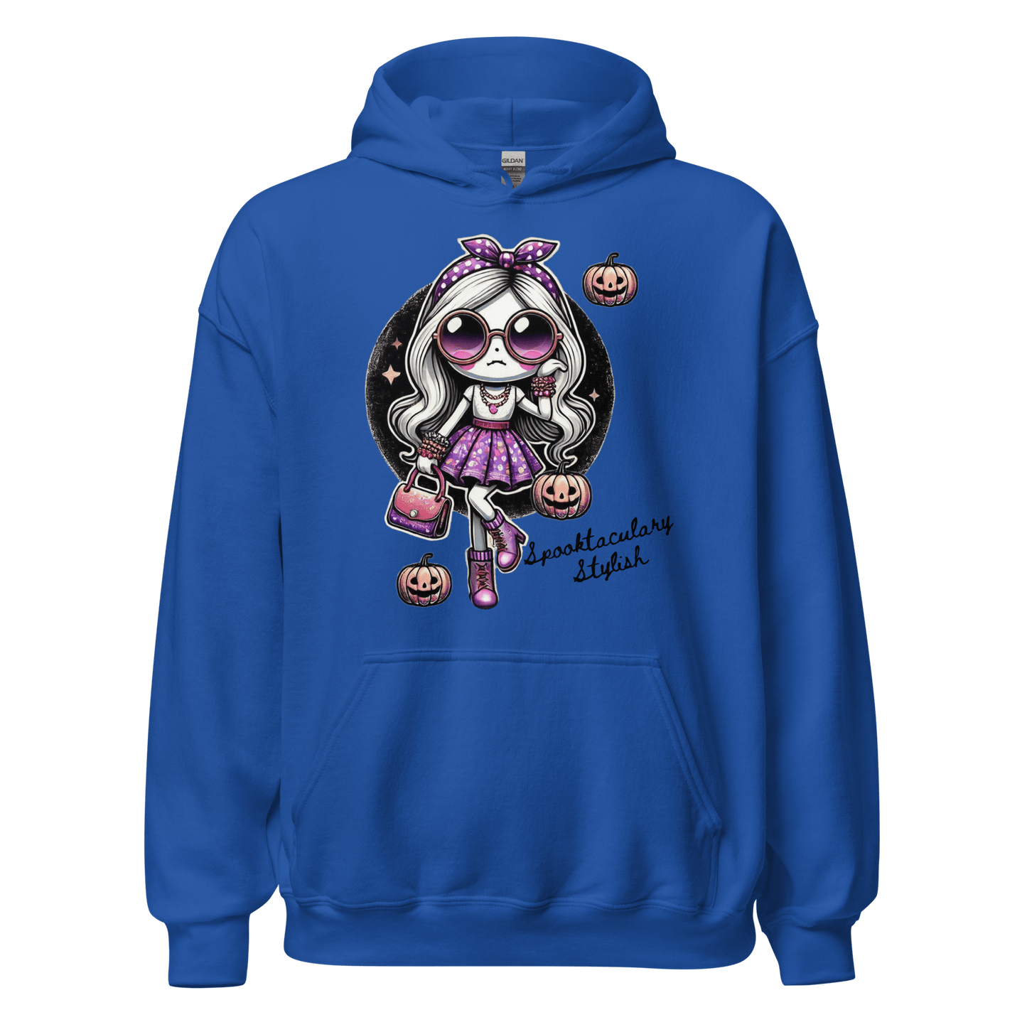 Unisex Halloween Printed Hoodie – "Spooktacularly Stylish" – Fun Halloween Hoodie - Occasion Nation Studio