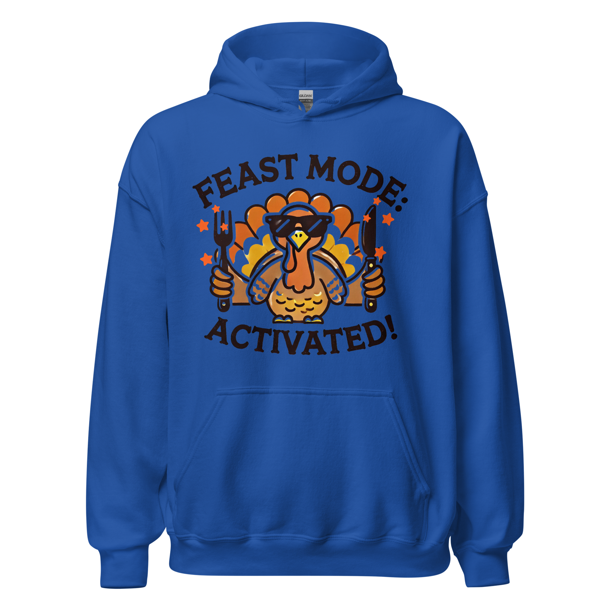 Royal Blue - Thanksgiving Hoodie - Feast Mode: Activated!