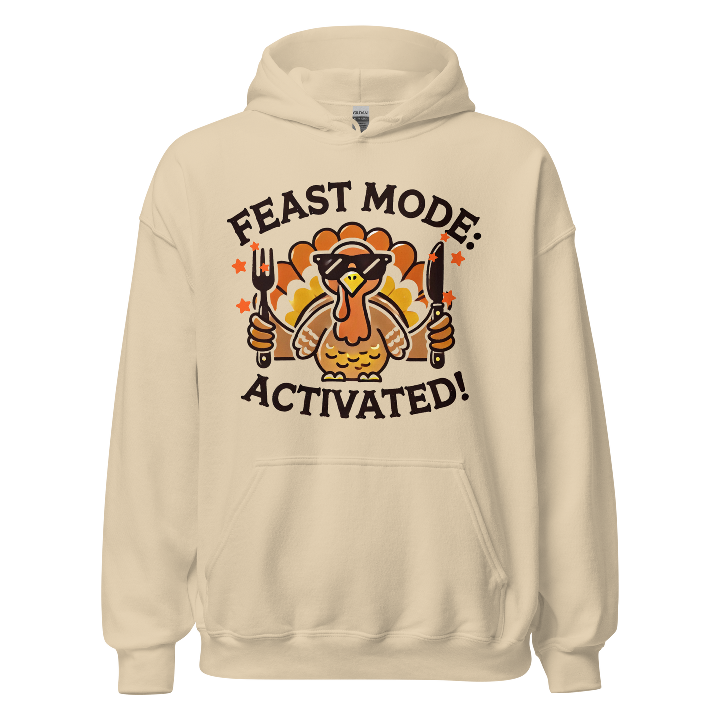 Sand - Thanksgiving Hoodie - Feast Mode: Activated!