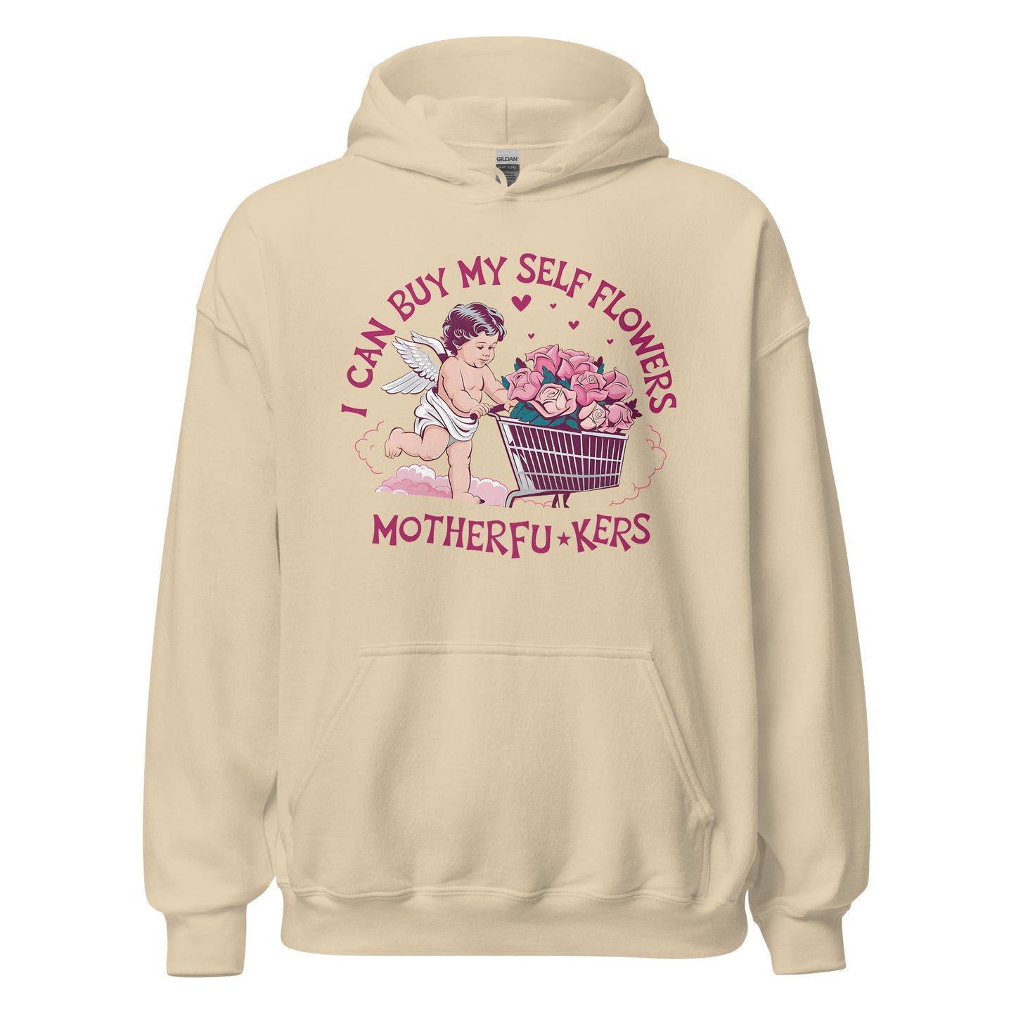 I Can Buy Myself Flowers - Valentine’s Day Hoodie – The Perfect Blend of Comfort and Style - Occasion Nation Studio