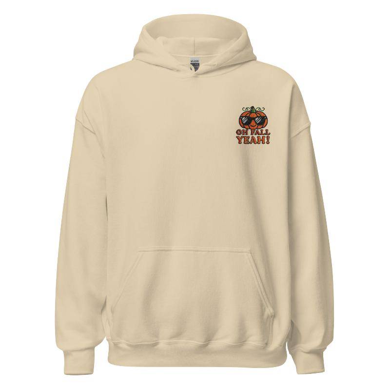 Unisex Fall Embroidered Hoodie – "Oh Fall, Yeah!" - Occasion Nation Studio