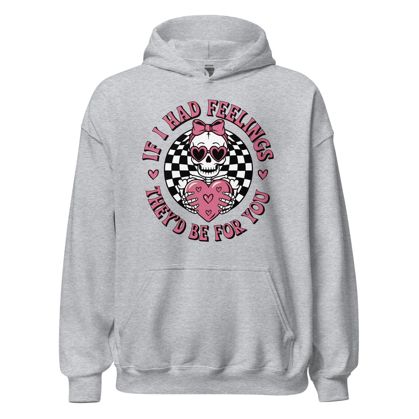 If I Had Feelings - Valentine’s Day Hoodie – Celebrate Love in Style - Occasion Nation Studio