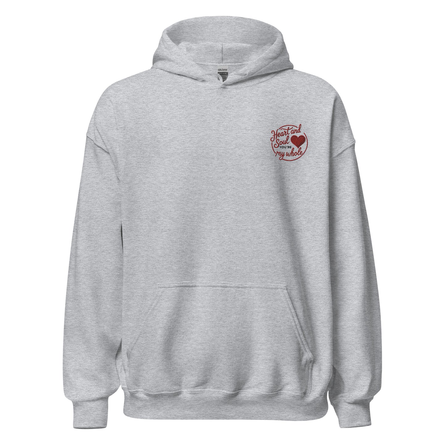 Heart and Soul You're My Whole - Cozy Valentine’s Day Hoodie - Romantic Designs for 2025 - Occasion Nation Studio