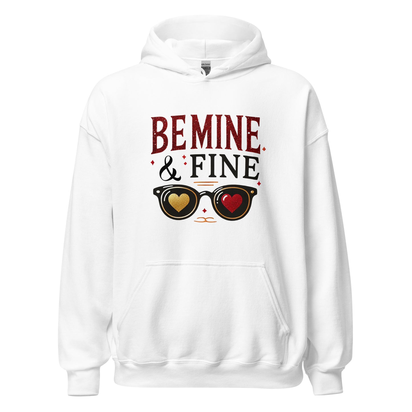 Be Mine & Fine - Valentine’s Day Hoodie – Celebrate Love in Style - Occasion Nation Studio